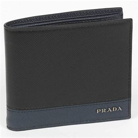 prada long leather wallet|prada wallet price list.